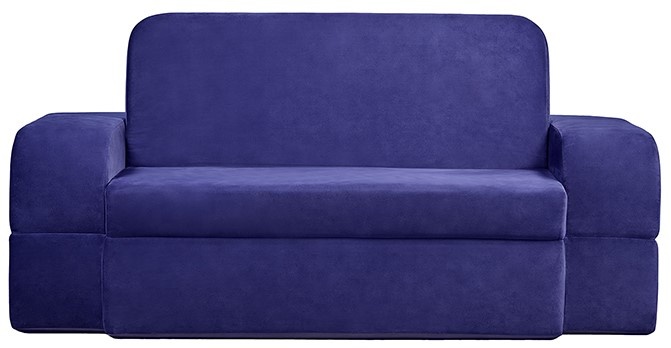 Canapea fără ramă Edka Terra 160x200x30 M33 Albastru Aquamarin