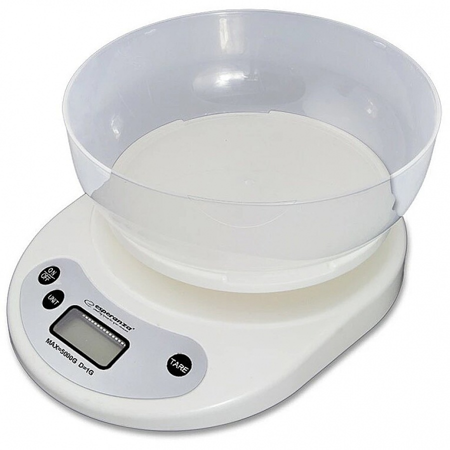 Весы кухонные Esperanza Coconut (EKS007) White 