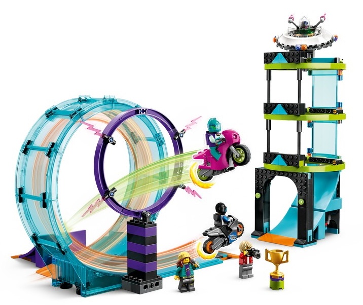 Set de construcție Lego City: Ultimate Stunt Riders Challenge (60361)