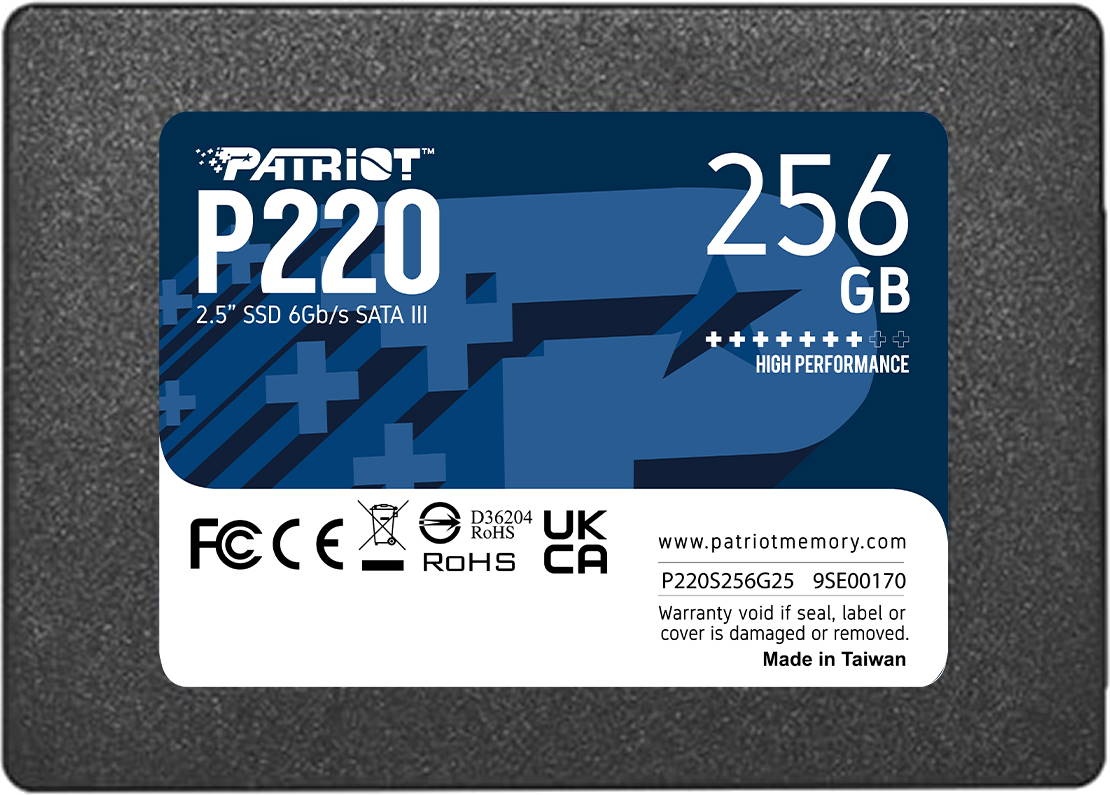 SSD накопитель Patriot P220 256Gb (P220S256G25)