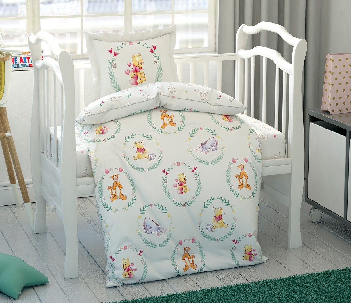 Lenjerie de pat pentru copii Tac Disney Winnie The Pooh Friends (60260597)