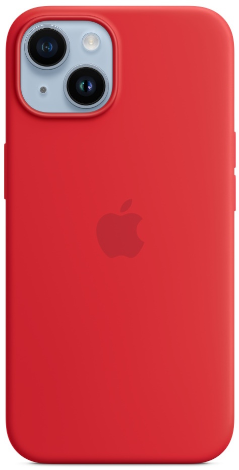 Husa de protecție Apple iPhone 14 Silicone Case with MagSafe Product Red