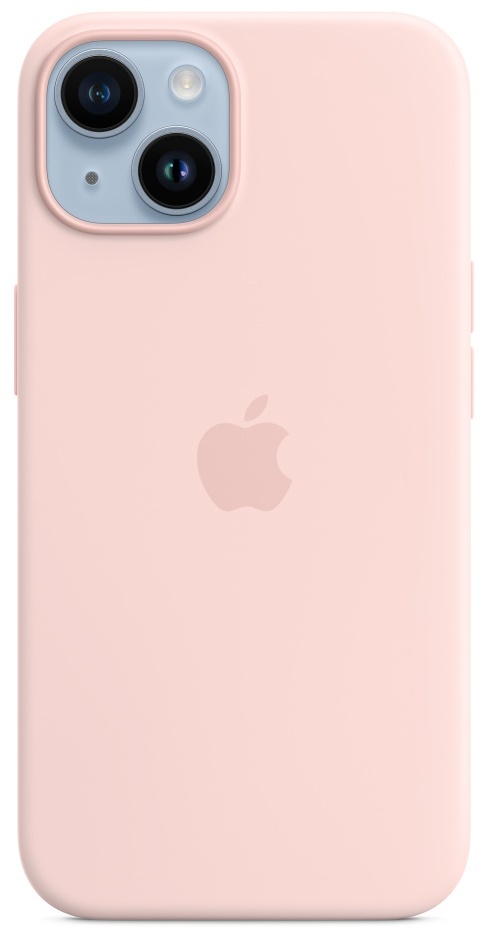 Чехол Apple iPhone 14 Silicone Case with MagSafe Chalk Pink
