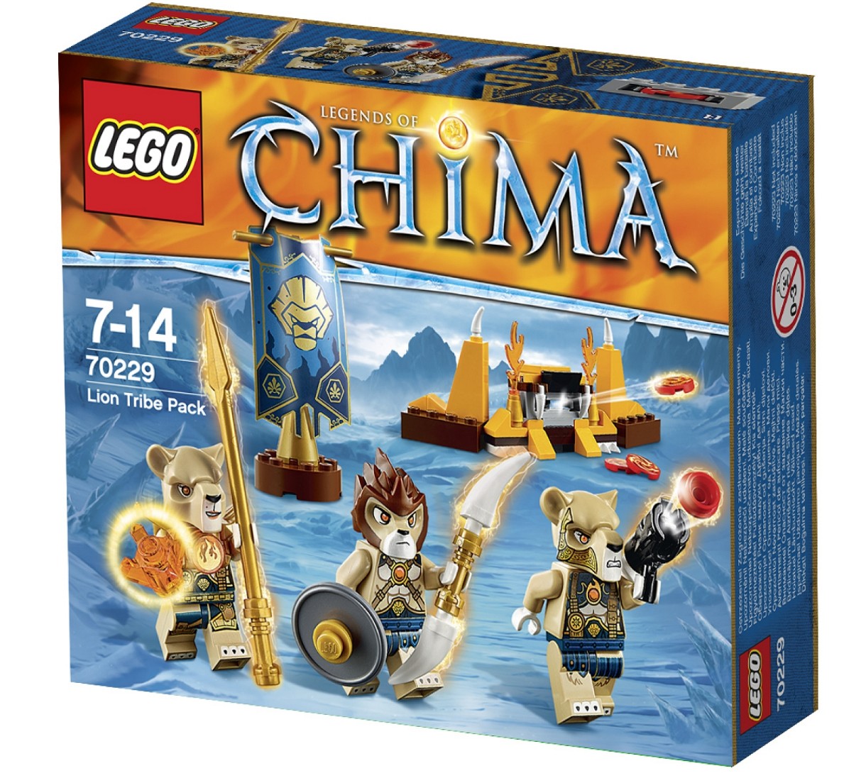 Set de construcție Lego Legends of Chima: Lion Tribe Pack (70229)