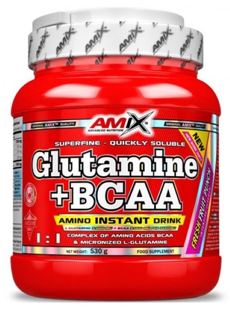 Аминокислоты Amix Glutamine + BCAA 530g Pineapple