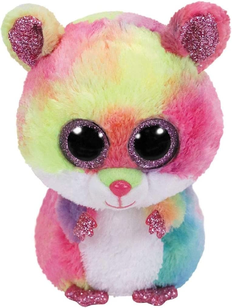 Jucărie de pluș Ty Rodney Multicolor Hamster (TY36416)