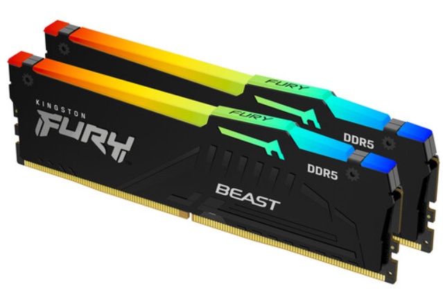 Memorie Kingston Fury Beast 32Gb DDR5-5200MHz Kit (KF552C40BBAK2-32)