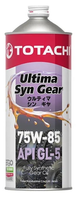 Трансмиссионное масло Totachi Ultima Syn Gear 75W-85 GL-5 1L