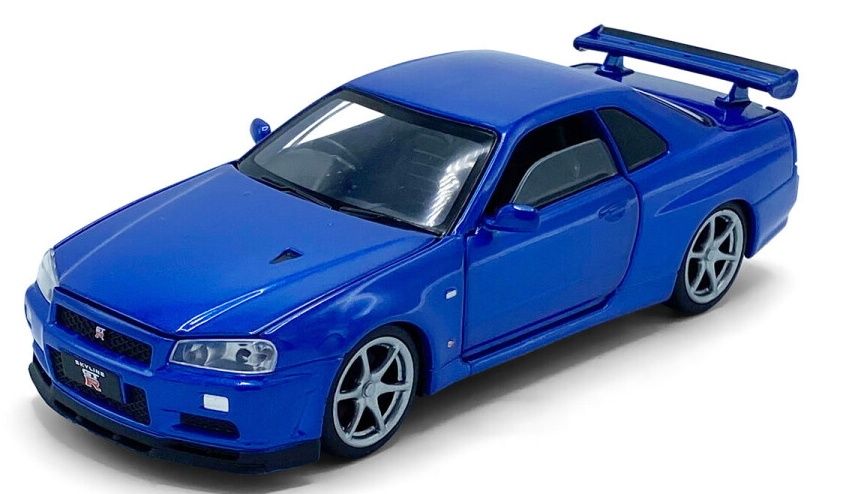 Машина Tayumo Nissan GT-R34 V-Spec II Blue (32115011)