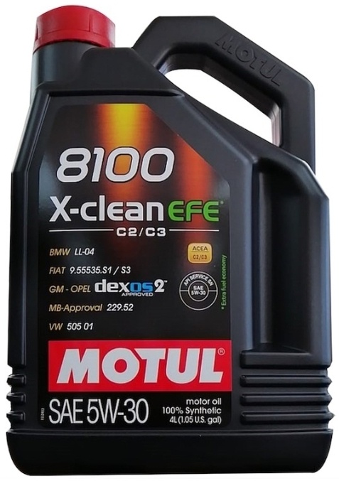 Моторное масло Motul 8100 X-Clean EFE 5W-30 4L