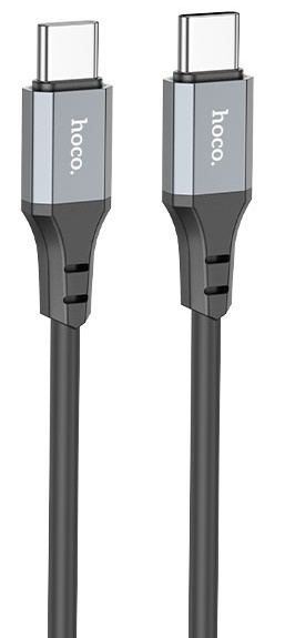USB Кабель Hoco X86 Spear Type-C to Type-C Black