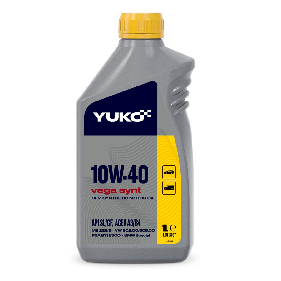 Моторное масло Yuko Vega Synt SL/CF 10W-40 1L