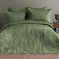 Lenjerie de pat Issimo Simply Double Forest Green 240x260