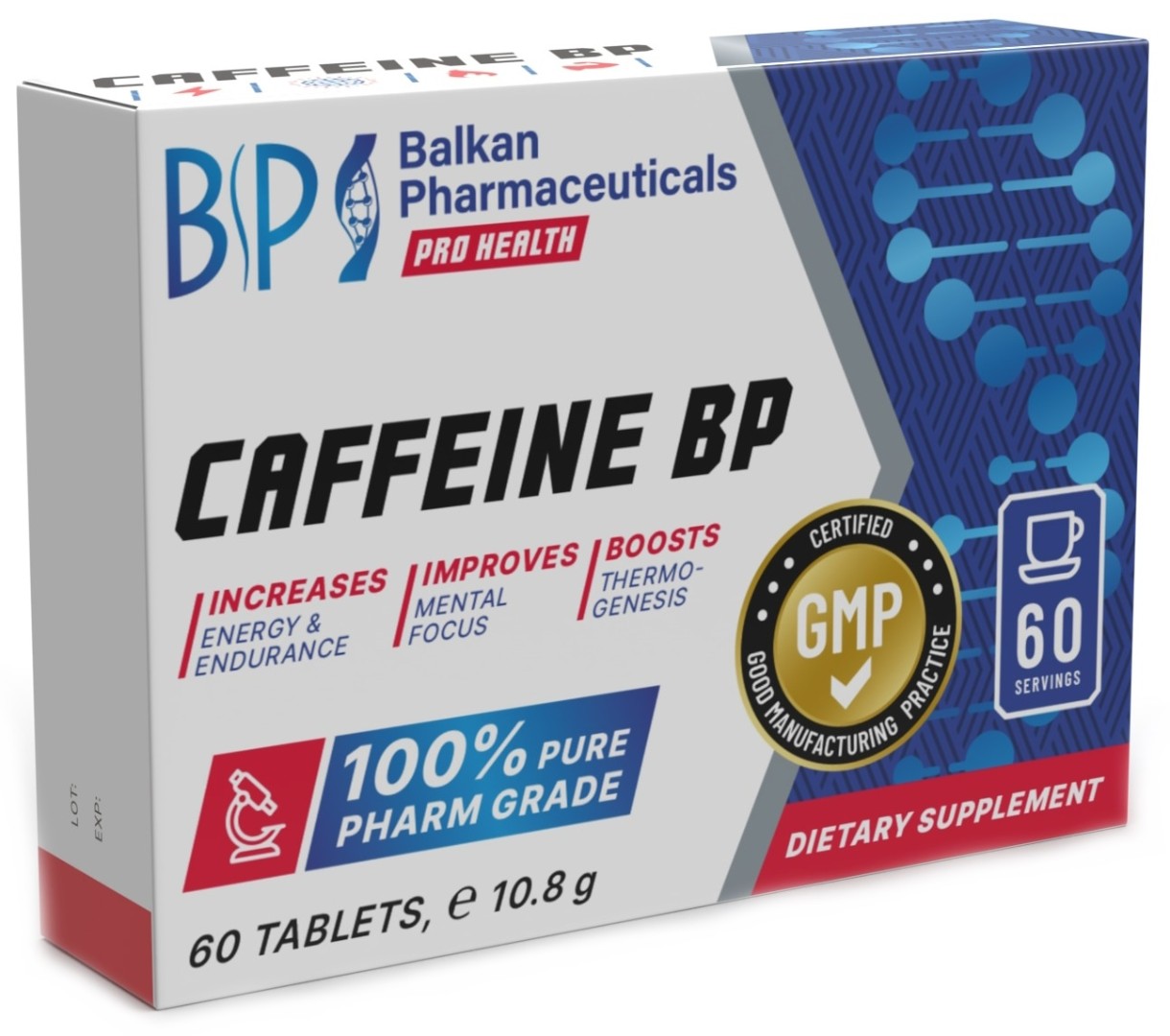 Energizant Balkan Pharmaceuticals Caffeine 100mg 60tab