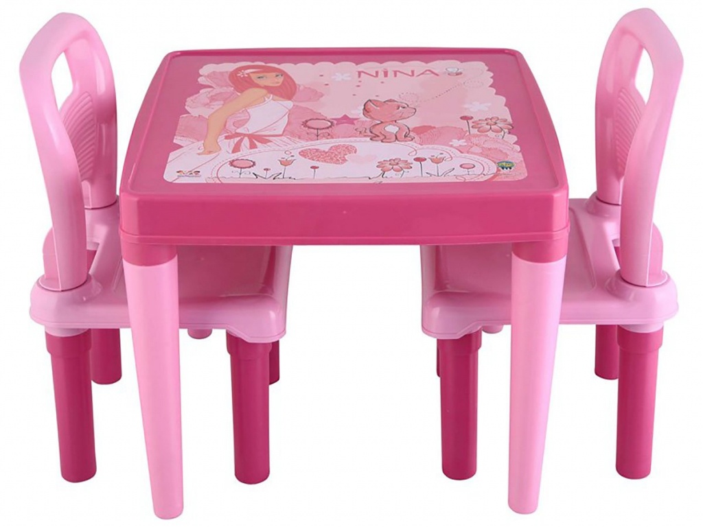 Детский столик Детская парта Pilsan 03-414 Pink
