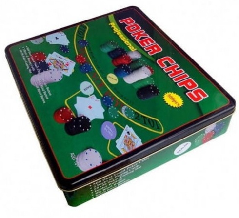 Настольная игра International Toys Trading LTD Покерный набор 500 фишек с номиналом + сукно (IG-3006)