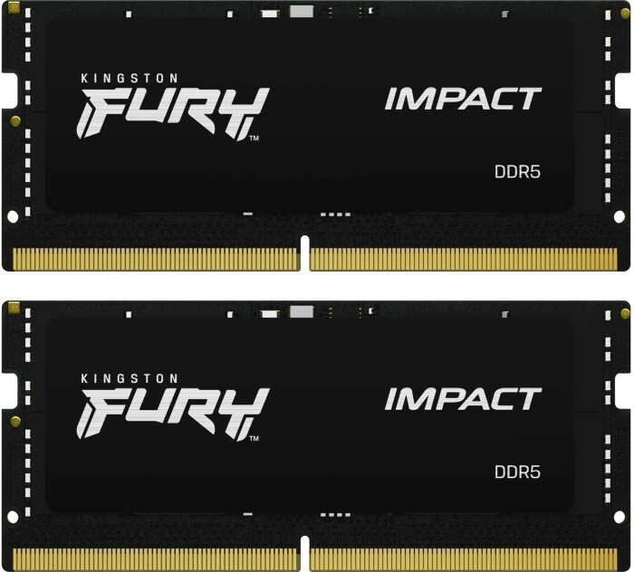 Memorie Kingston Fury Impact 32Gb DDR5-6400MHz SODIMM Kit (KF564S38IBK2-32)