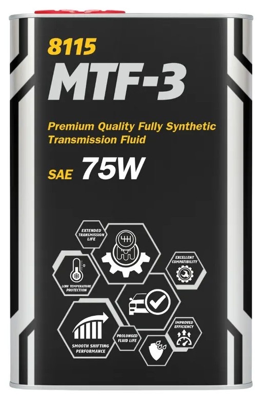 Трансмиссионное масло Mannol MTF-3 8115 1L Metal
