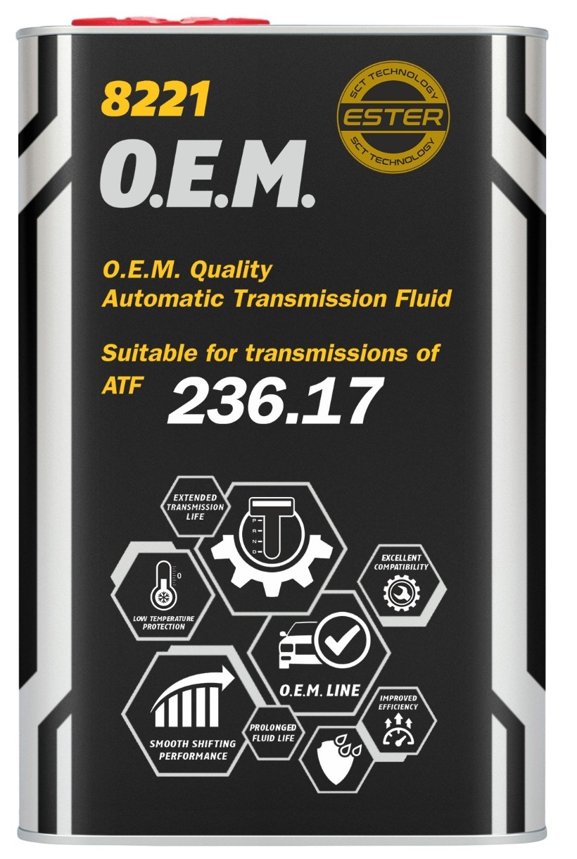 Трансмиссионное масло Mannol O.E.M. for Mercedes Benz 8221 1L Metal