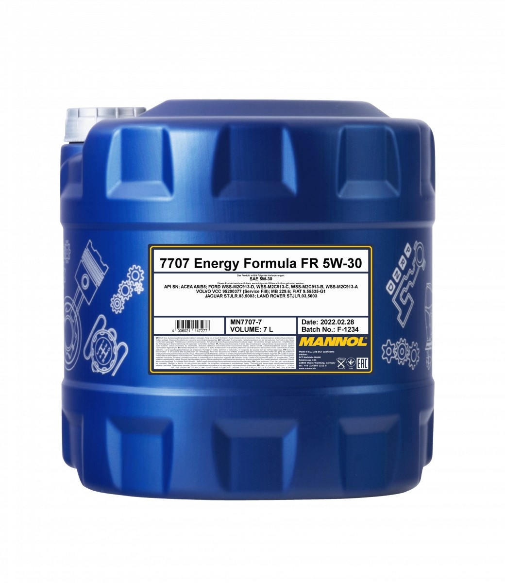 Моторное масло Mannol Energy Formula FR 5W-30 7707 7L