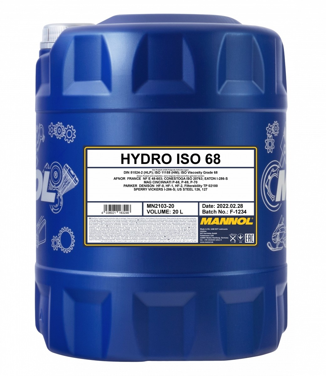 Ulei hidraulic Mannol Hydro ISO 68 2103 20L