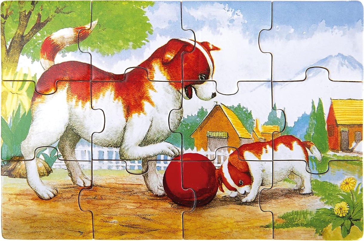 Puzzle Bino 4in1 Animals 88015
