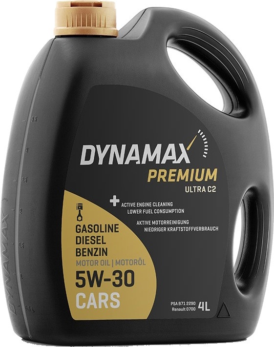 Моторное масло Dynamax Ultra 5W-40 5L