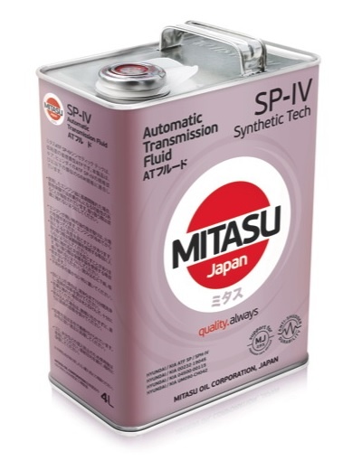 Трансмиссионное масло Mitasu ATF SP-IV Red 4L