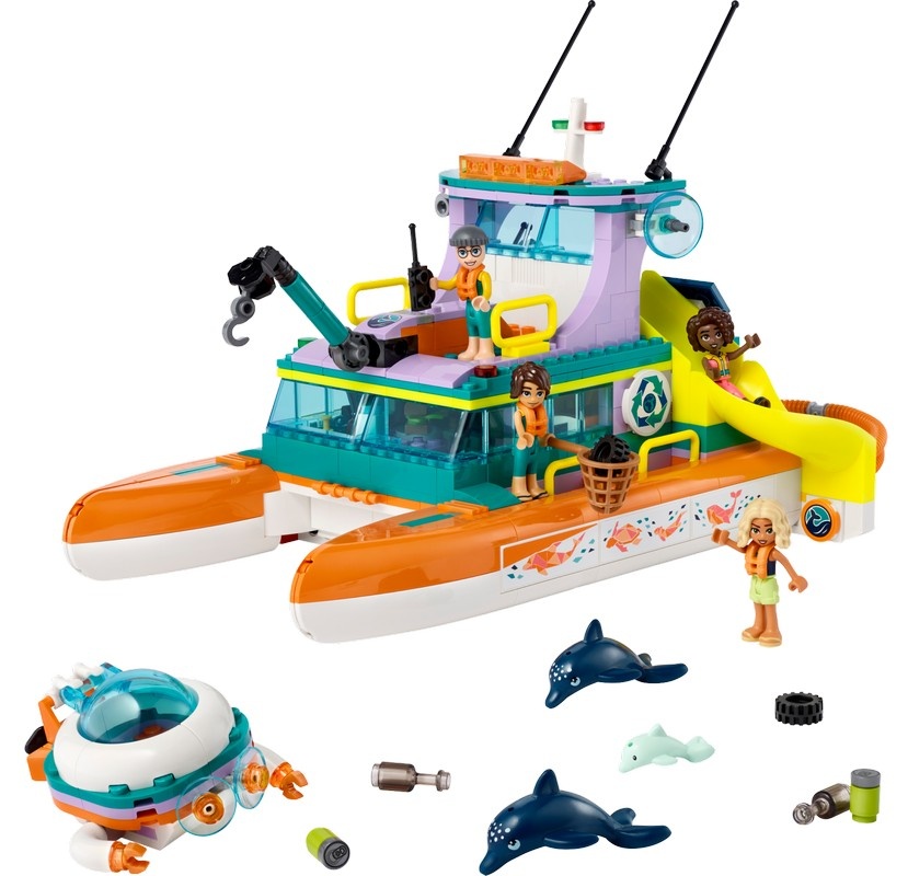 Set de construcție Lego Friends: Sea Rescue Boat (41734)