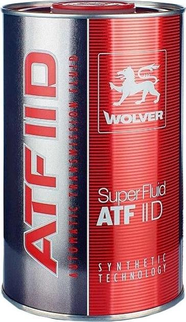 Трансмиссионное масло Wolver Super Fluid ATF II D 1L