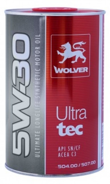 Моторное масло Wolver Ultra Tec SN/CF C3 5W-30 1L