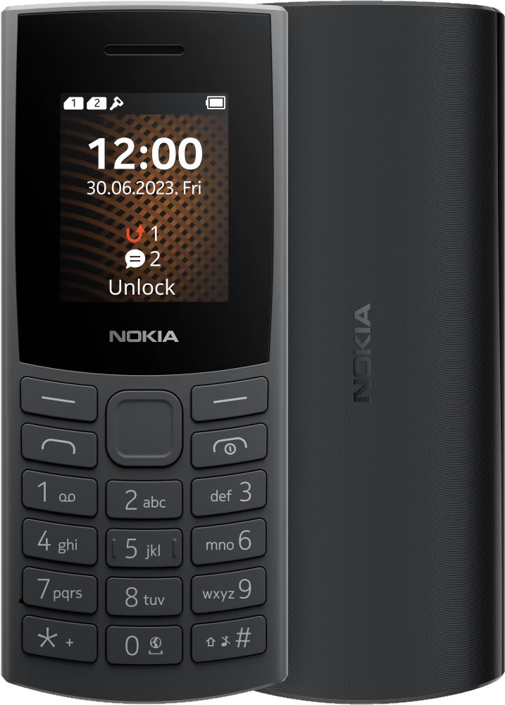 Мобильный телефон Nokia 105 (2023) DS Charcoal