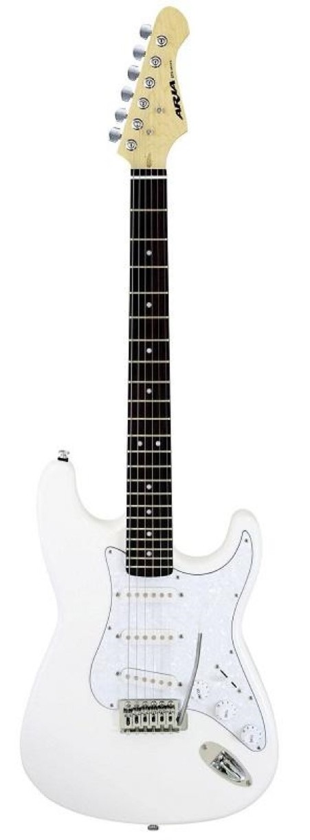 Электрическая гитара Aria Pro II STG-003 White