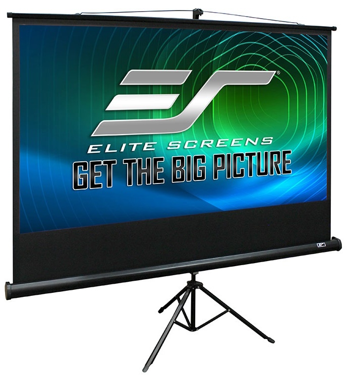 Ecran de proiecţie Elite Screens Tripod 100" Black (T100UWH)
