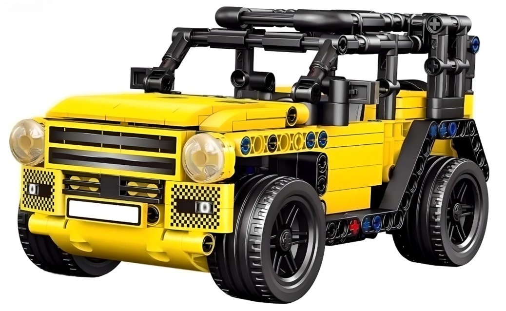 Радиоуправляемый конструктор Pingao Land Rover Defender Yellow 446pcs