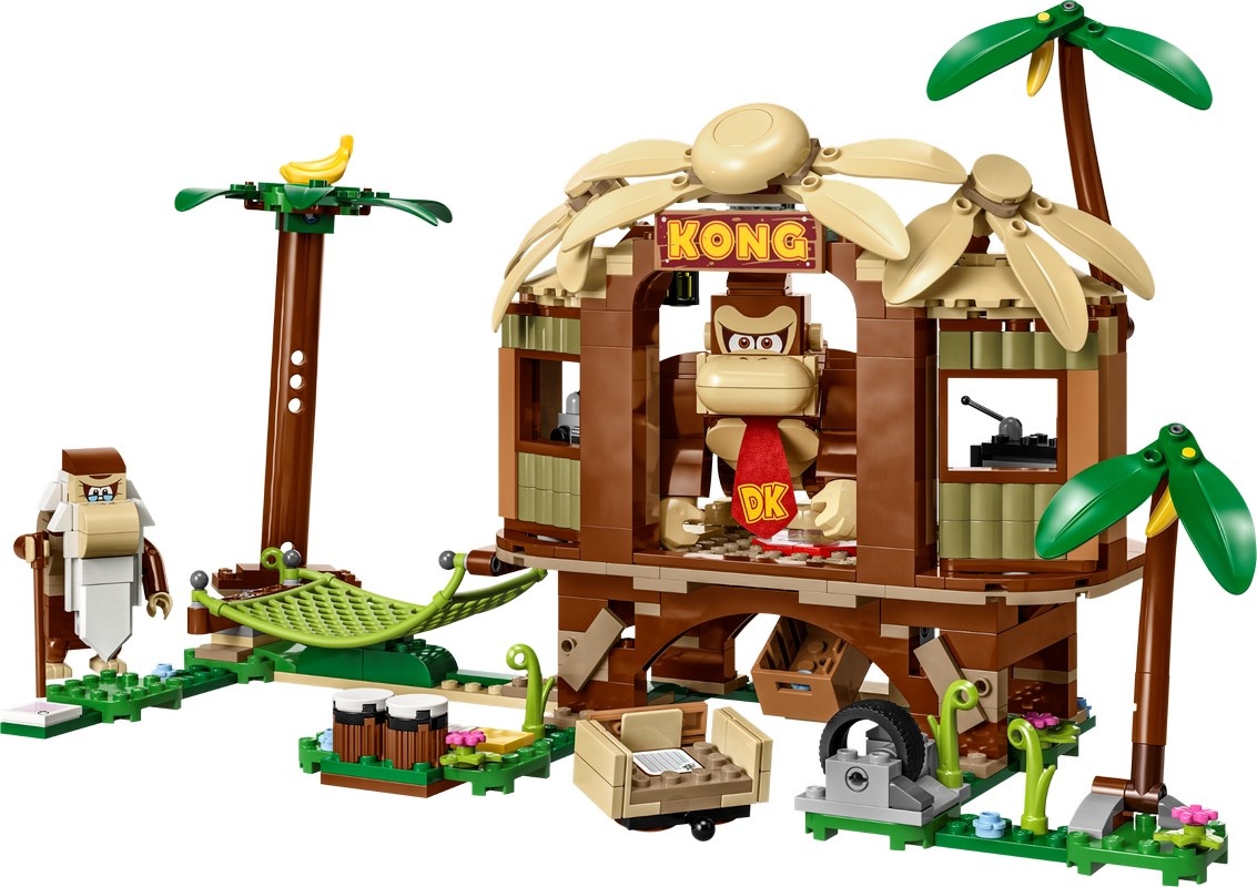 Set de construcție Lego Super Mario: Donkey Kong's Tree House (71424)