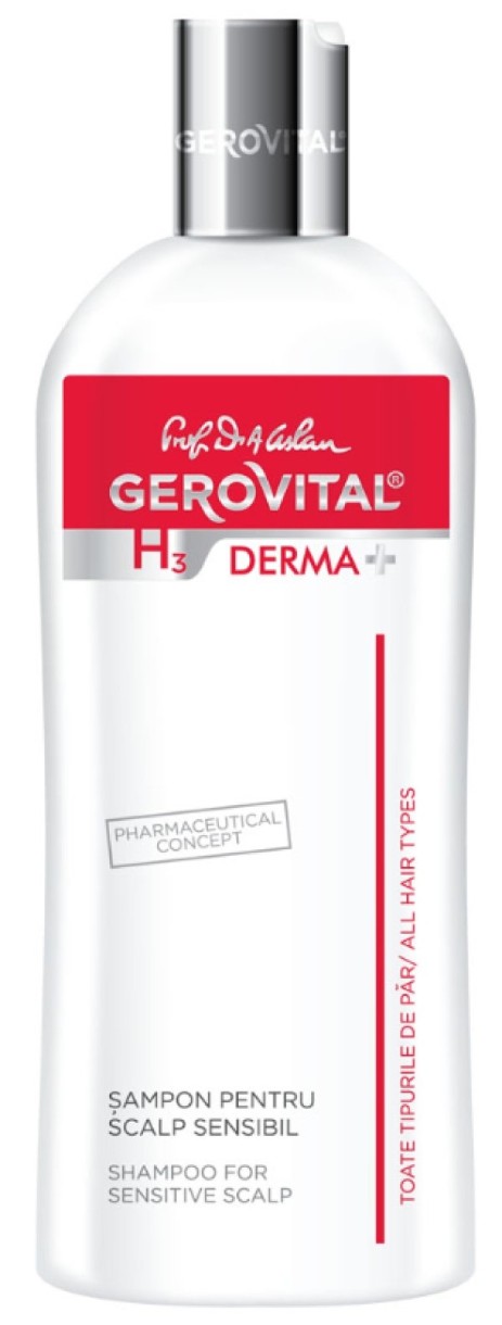 Шампунь для волос Gerovital H3 Derma+ Sensitive Scalp Shampoo 200ml