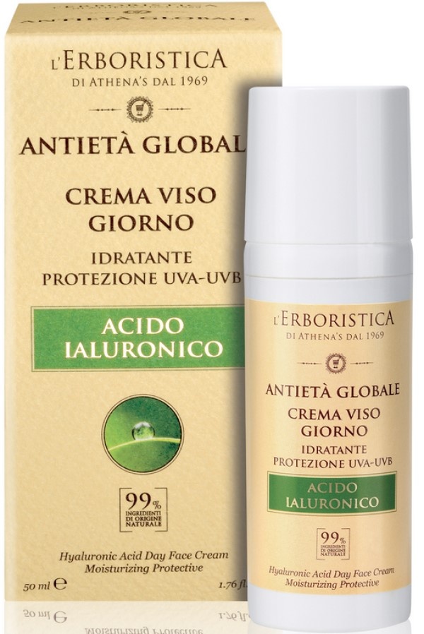 Cremă pentru față L'Erboristica Global Age Hyaluronic Acid Face Cream 50ml