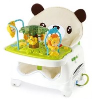 Scaun de masa 4Play HappyCuteBaby Jungle 3in1