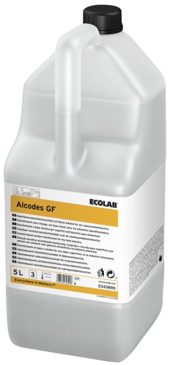 Профессиональное чистящее средство Ecolab Alcodes GF 5L (2343910/8)