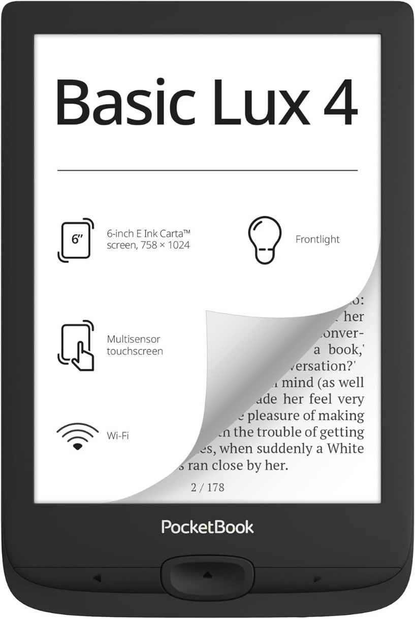 Электронная книга Pocketbook Basic Lux 4 Black