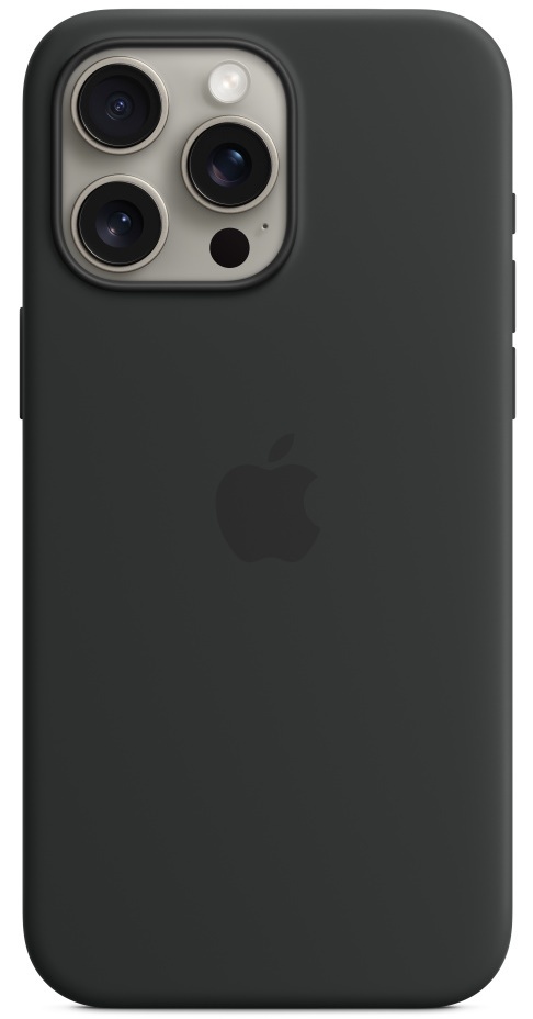 Husa de protecție Apple iPhone 15 Pro Silicone Case with MagSafe Black