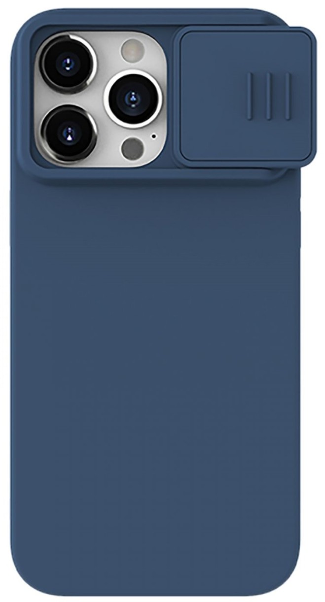 Чехол Nillkin Apple iPhone 15 Pro CamShield Silky Silicone Case Midnight Blue