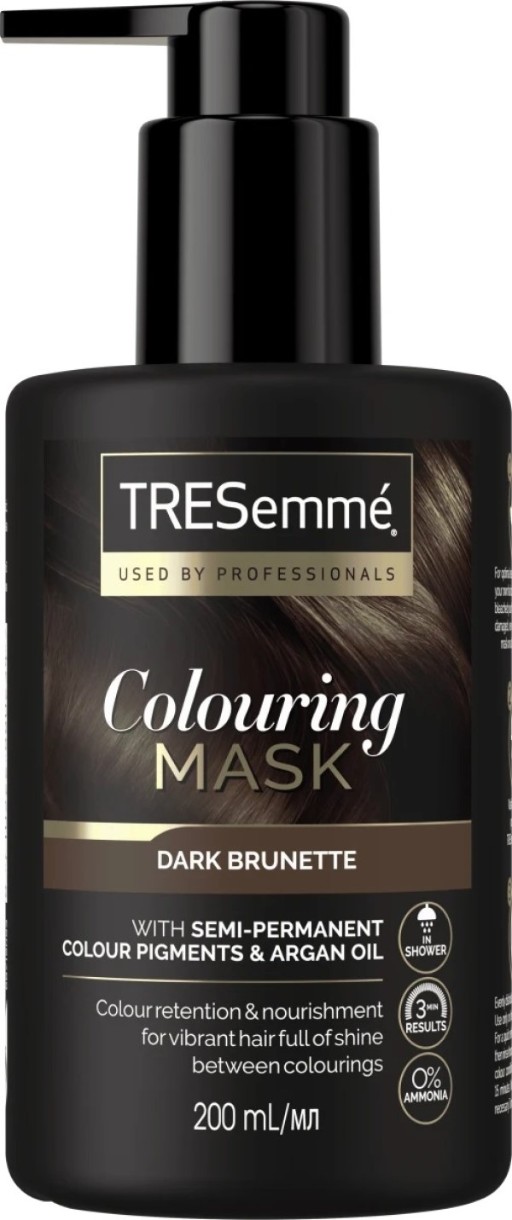 Mască pentru păr Tresemme Colouring Mask Dark Brunette 200ml