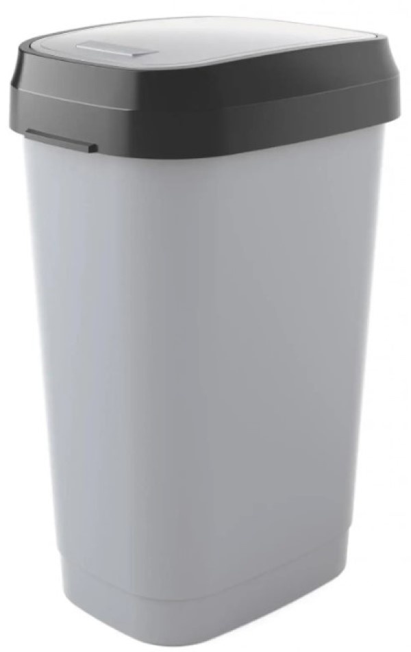 Coș de gunoi Kis Grey 10L (49112)