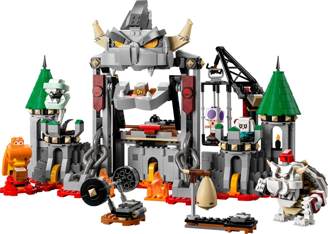 Set de construcție Lego Super Mario: Dry Bowser Castle Battle (71423)