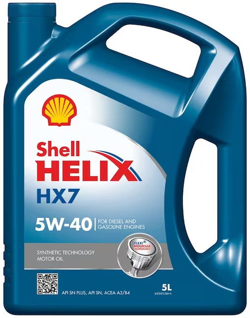 Моторное масло Shell Helix HX7 5W-40 5L