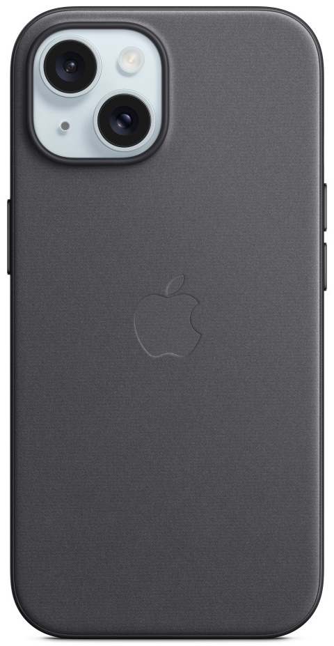 Чехол Apple iPhone 15 Plus FineWoven Case with MagSafe Black