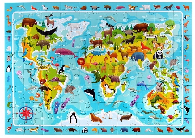 Puzzle Dodo 80 World of Animals 300133