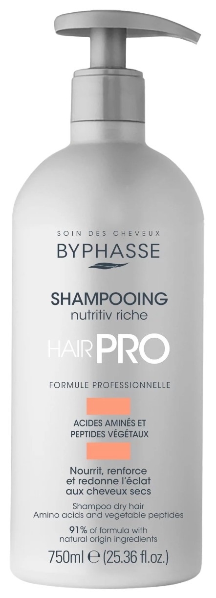 Шампунь для волос Byphasse Hair Pro Nutritiv Riche Shampoo 750ml